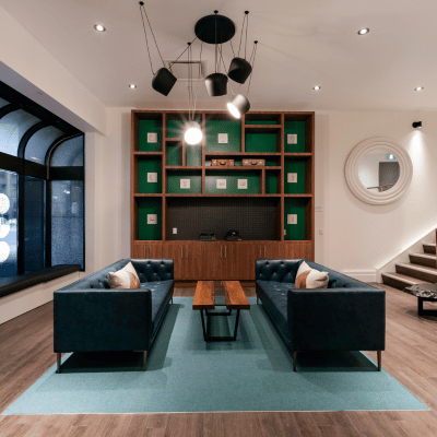 Inside The International in Calgary.